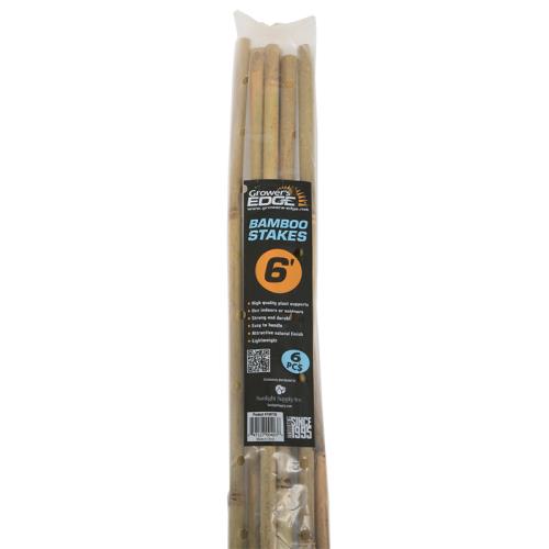 Grower's Edge Bamboo Stakes - 6FT (Pack of 6)
