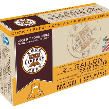True Liberty 2 Gallon Bags 12 in x 20 in (10/pack)