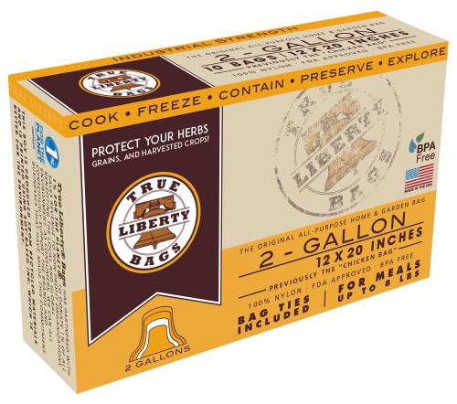 True Liberty 2 Gallon Bags 12 in x 20 in (10/pack)