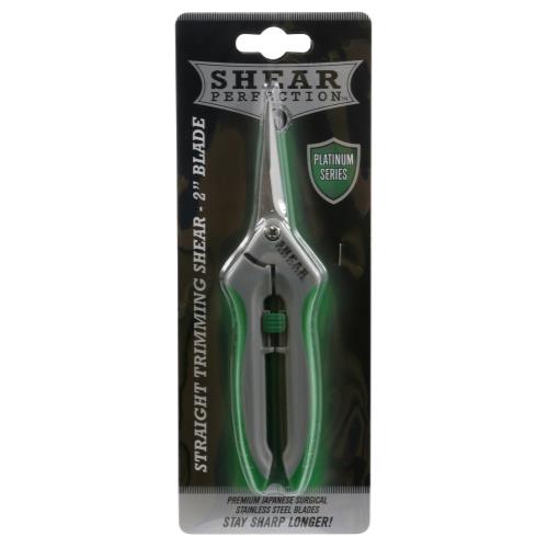 Shear Perfection Platinum Stainless Trimming Shear - 2 in Straight Blades