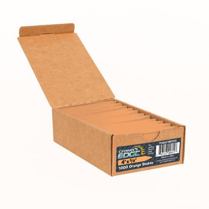 Grower's Edge Plant Stake - Orange (100 PACK)