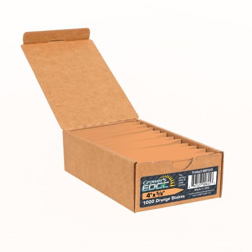 Grower's Edge Plant Stake - Orange (100 PACK)