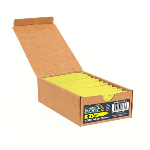 Grower's Edge Plant Stake - Yellow (100 PACK)
