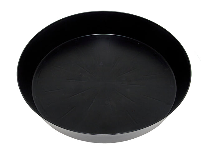 Black Plastic Super Saucer - 20"