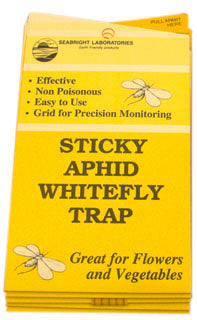 Seabright Laboratories Sticky Aphid Whitefly Trap 5pk (Yellow)