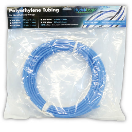 Hydro-Logic Polyethylene Tubing Blue 50ft - 1 1/4