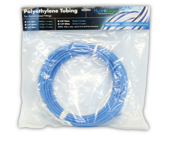 Hydro-Logic Polyethylene Tubing Blue 50ft - 1 1/4