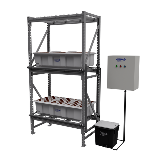 Current Culture HPA 210-site aeroponic propagator with rack