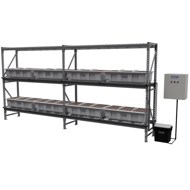 Current Culture HPA 840-site aeroponic propagator with rack