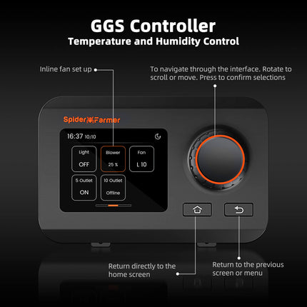 Spider Farmer GGS controller for inline fan