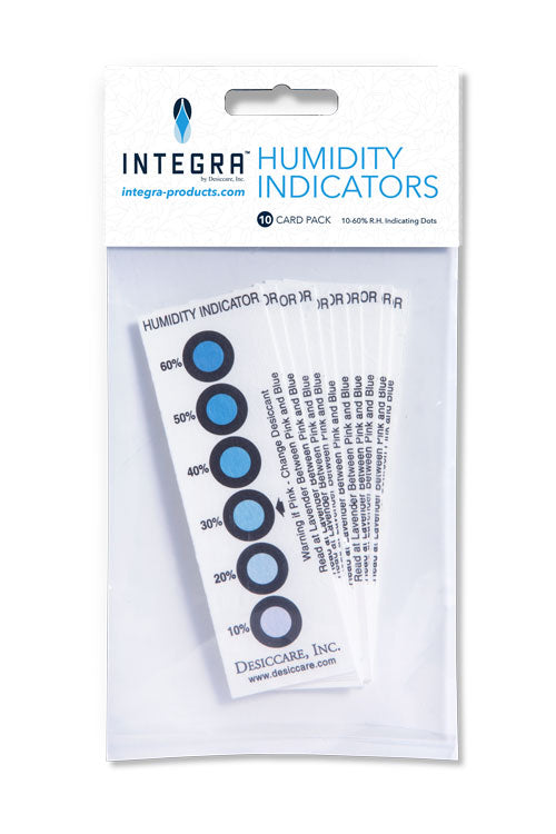 Integra humidity indicator cards 10-60% RH