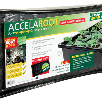 Jump Start AccelaROOT 50-Cell Insert with Tray and Starter Plugs