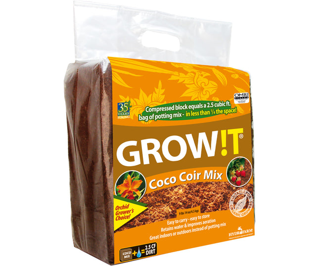 GROW!T Organic Coco Coir Mix - Block