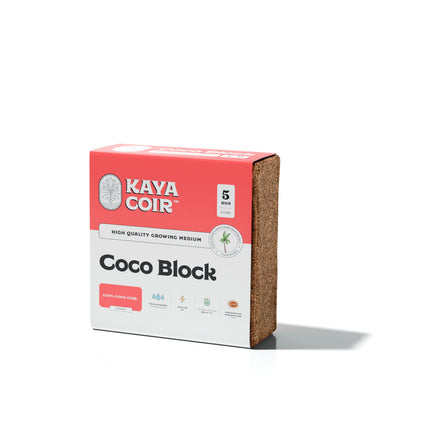 Kaya Coir 5 kg compressed coco coir block