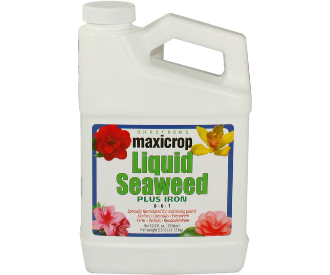 MaxiCrop Liquid Seaweed PLUS IRON - 1QT