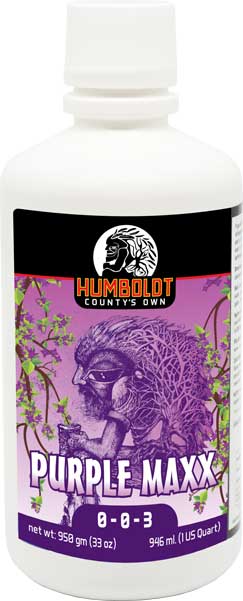 Humboldt County's Own Purple Maxx 1 quart bottle
