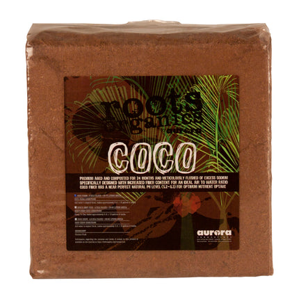 Roots Organics Coco Fiber - 12" x 12" Compressed Block
