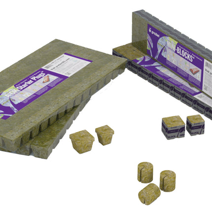 Grodan A-OK 25/40 10/10 Cubes - 1" x 1" (UNWRAPPED SHEET OF 98)
