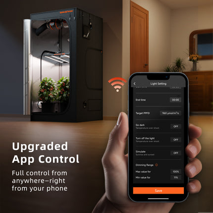 Spider Farmer SE3000 app control