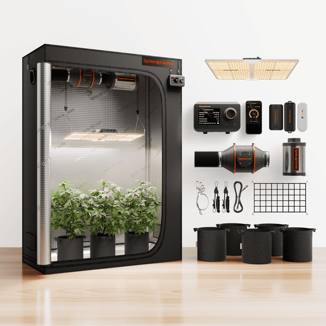 Spider Farmer SF2000 grow tent kit with GGS controller