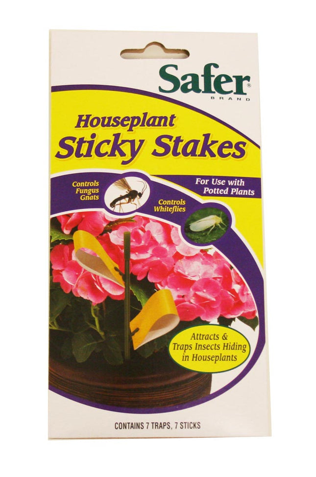 Safer Houseplant Sticky Stakes - pack of 7