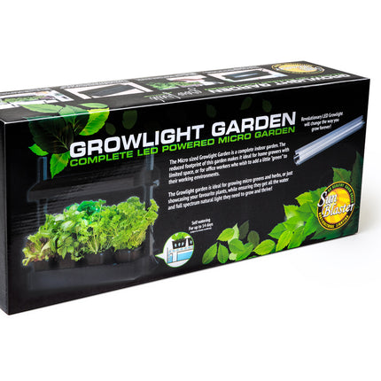 Sunblaster Micro LED Grow Light Garden, Black
