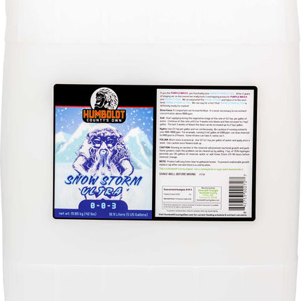 Humboldt County's Own Snow Storm Ultra 5 gallon