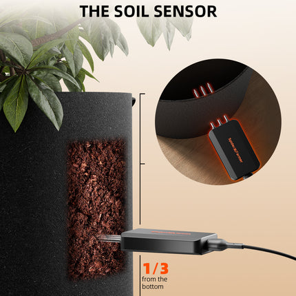 Spider Farmer soil sensor drip irrigation control