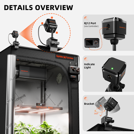 Spider Farmer IR companion app cooling control