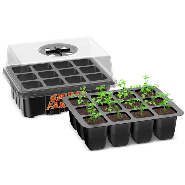 Spider Farmer seed starter trays with humidity domes, 4-pack