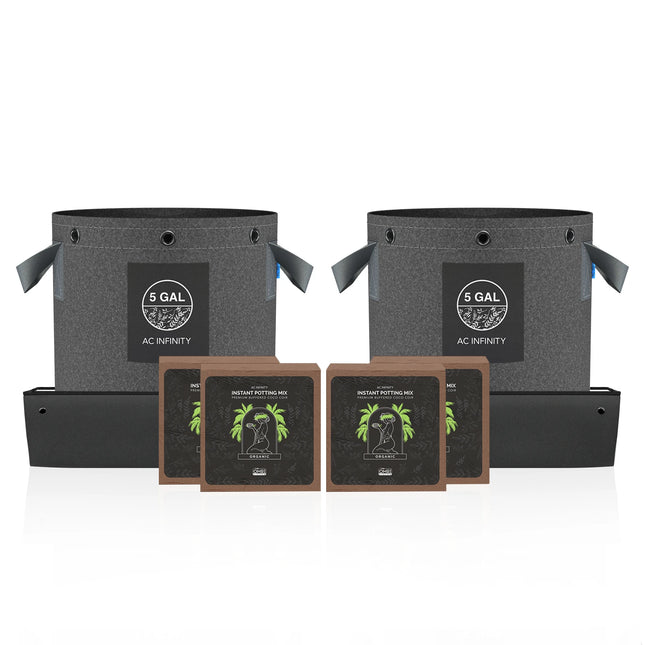 AC Infinity Instant Potting Mix Kit 2-plant starter set