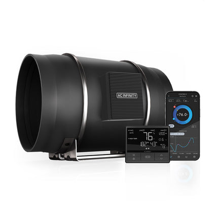 AC Infinity CLOUDLINE T12 inline fan with controller