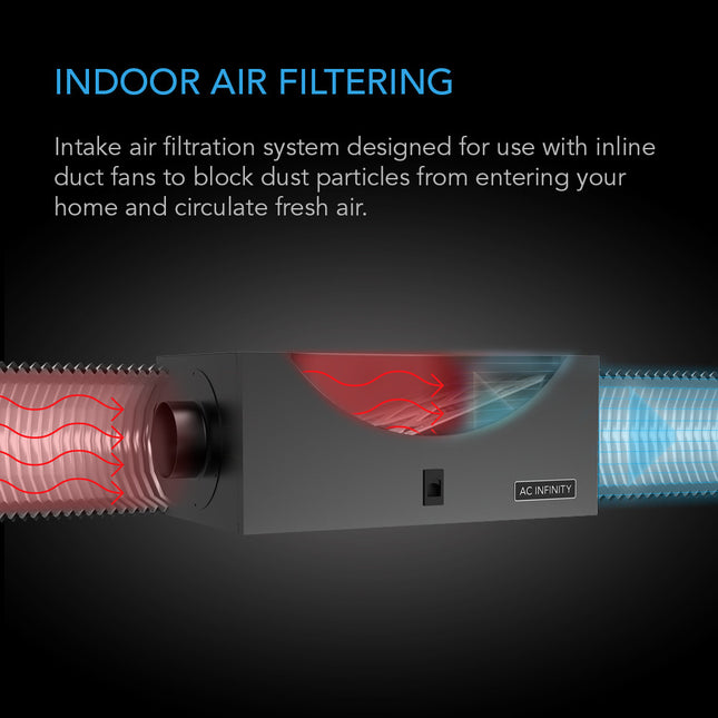 AC Infinity Duct Air Filter Box 4", image 2