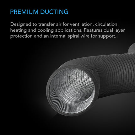 AC Infinity Flexible Ducting 12" x 8 ft, image 2