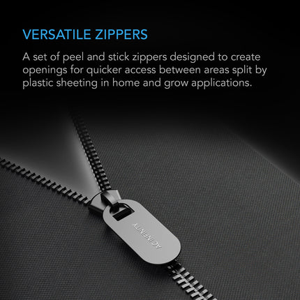 AC Infinity Peel and Stick Zipper 3" x 7' 1-pack, image 2