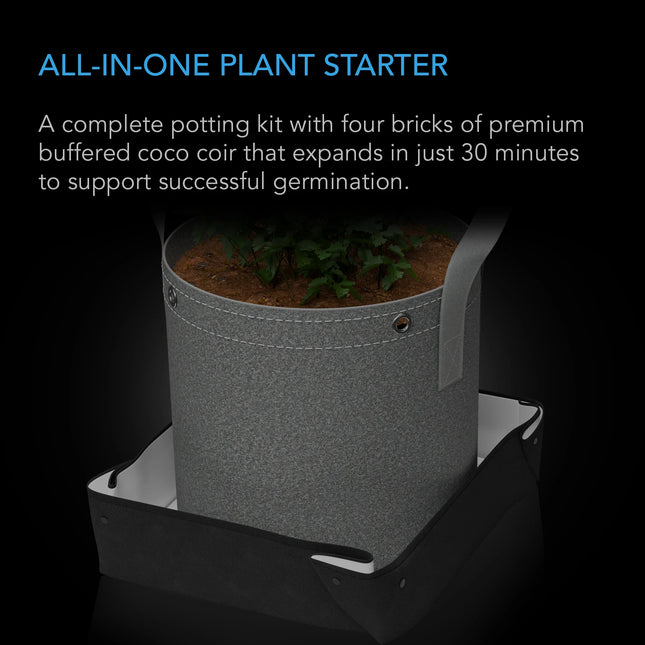 AC Infinity Instant Potting Mix Kit 2-plant starter set, view 2