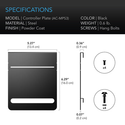 AC Infinity mounting plate cable management