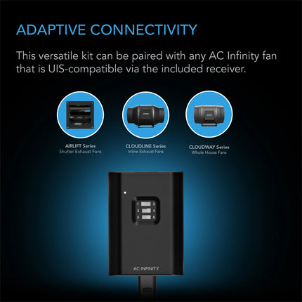 AC Infinity CONTROLLER 63 wireless remote fan controller, view 5