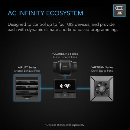 AC Infinity AIRLIFT T16 app control