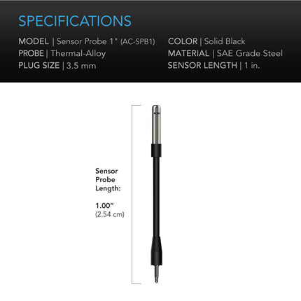 AC Infinity 69 Pro climate sensor 1-inch, view 5
