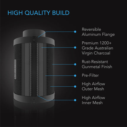 AC Infinity Air Filtration Kit PRO 8" with climate controller, image 6