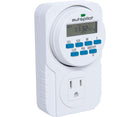 Autopilot 7-Day Grounded Digital Programmable Timer 1725W 15A 1 Second On/Off 8 On/Off Cycles
