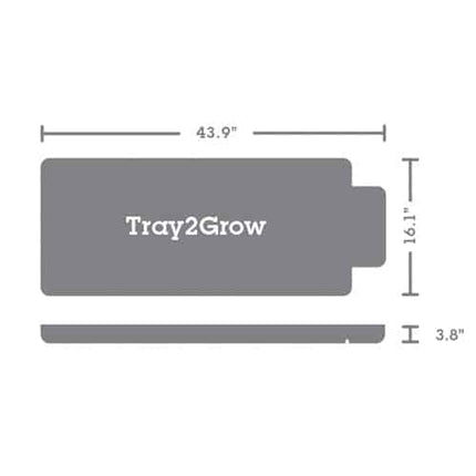 AutoPot Tray2Grow tray dimensions