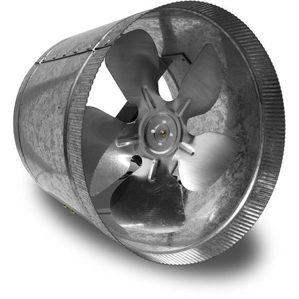 Vortex Powerfan VTA In-line tube axial 10'', 115V/1PH/60Hz, 411 CFM