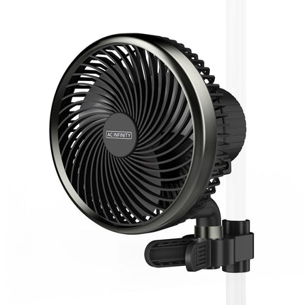 CLOUDRAY S6 - GROW TENT CLIP FAN 6” WITH 10 SPEEDS - EC-MOTOR - AUTO OSCILLATION