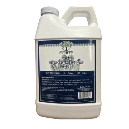 Build A Soil Liquid Agsil - Potassium Silicate - 1/2 GAL