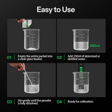Vivosun pH buffer powder how to use