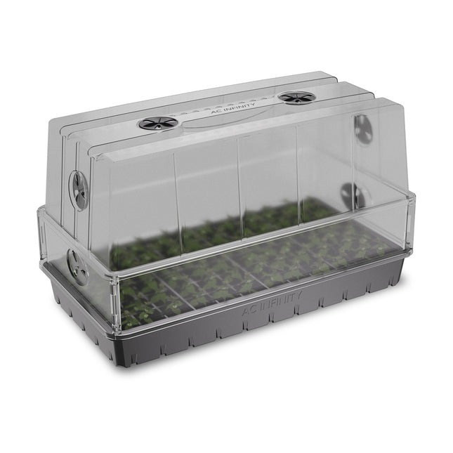AC Infinity Heavy Duty XL Humidity Dome with Height Extension, Large Propagation Kit, 6x12 Cell Tray