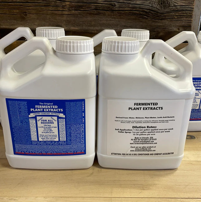 Growing Organic Fermented Plant Extracts: Liquid Comfrey Extract - 1/2 GAL