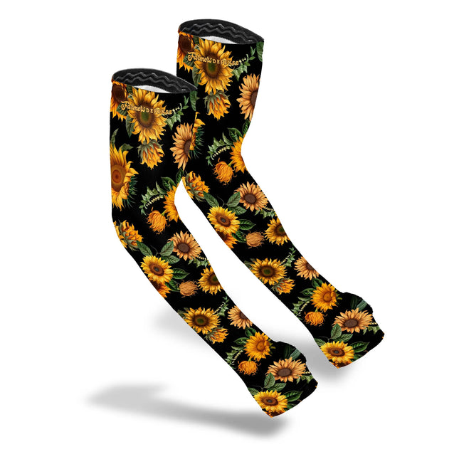 Farmer's Defense Protection Sleeves - Golden Sunflower (S/M)